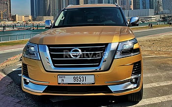 Nissan Patrol V6 (Gold), 2020 for rent in Dubai