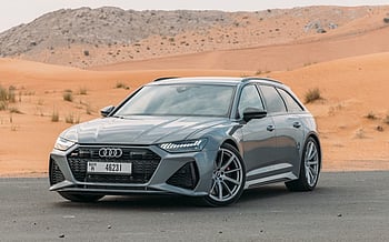 Audi RS6 (Grey), 2023 for rent in Sharjah