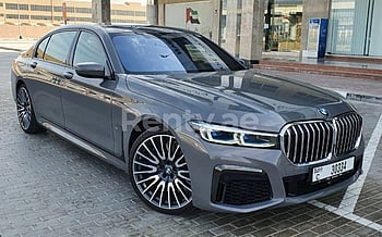 BMW 750 Li M (Grey), 2020 for rent in Dubai