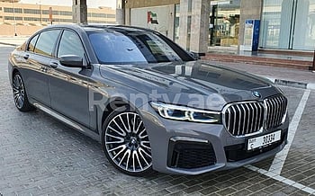 BMW 750 Series (Grey), 2020 for rent in Dubai