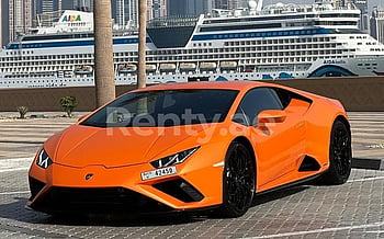 Lamborghini Evo (naranja), 2020 para alquiler en Dubai