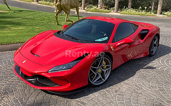 Ferrari F8 Tributo (Красный), 2021 для аренды в Дубай