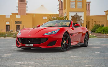 Ferrari Portofino Rosso RED ROOF (Red), 2019 for rent in Abu-Dhabi