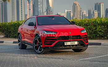 Lamborghini Urus (Red), 2020 for rent in Sharjah