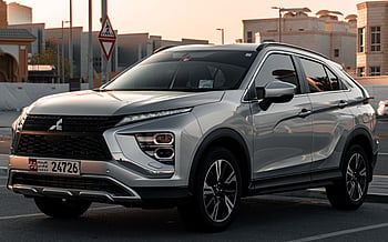 Mitsubishi Eclipse Cross (Silver), 2023 for rent in Abu-Dhabi