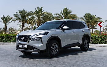 Nissan Xtrail (Silver), 2024 for rent in Abu-Dhabi