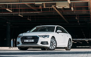 Audi A6 (Weiß), 2021 zur Miete in Abu Dhabi