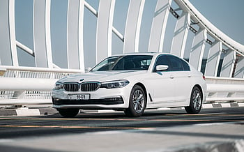 BMW 520i (White), 2020 for rent in Sharjah