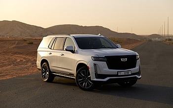 Cadillac Escalade (White), 2023 for rent in Abu-Dhabi