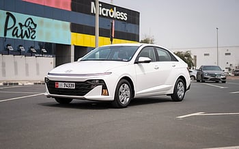 Hyundai Accent (White), 2024 for rent in Ras Al Khaimah