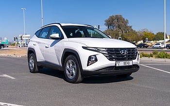 Hyundai Tucson (White), 2024 for rent in Abu-Dhabi