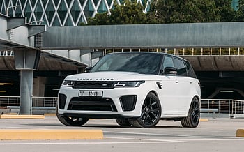 Range Rover Sport SVR (White), 2023 for rent in Ras Al Khaimah
