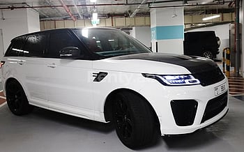 在迪拜 租 Range Rover Sport SVR (白色), 2021
