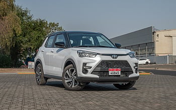 Toyota Raize (White), 2024 for rent in Abu-Dhabi