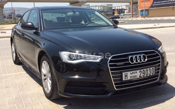 Black Audi A6, 2018 for rent in Dubai