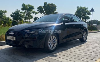 Black Audi A3, 2023 for rent in Dubai