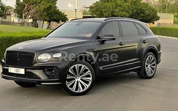 Black Bentley Bentayga, 2021 for rent in Dubai