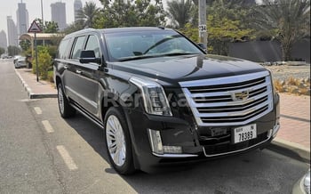 黑色 Cadillac Escalade XL, 2020 在迪拜出租
