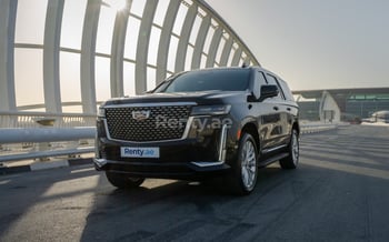 Черный Cadillac Escalade, 2021 для аренды в Дубай