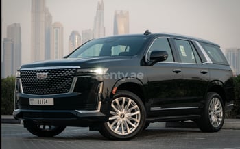 Schwarz Cadillac Escalade, 2021 für Miete in Dubai