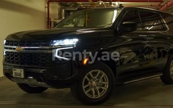 Schwarz Chevrolet Tahoe, 2021 für Miete in Dubai