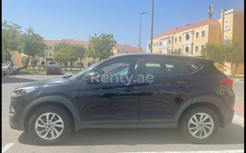 Black Hyundai Tucson, 2017 for rent in Dubai
