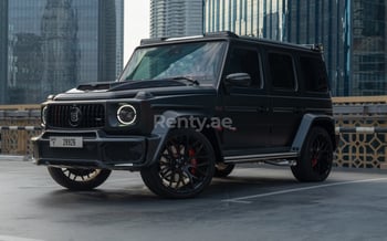 Math Black Mercedes G63 Brabus, 2020 for rent in Dubai