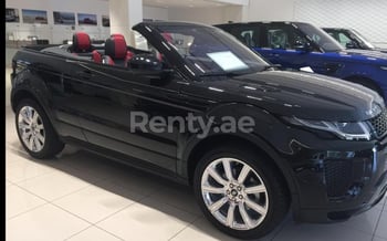 Black Range Rover Evoque, 2021 for rent in Dubai