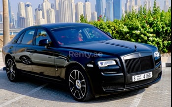 黑色 Rolls Royce Ghost, 2017 迪拜汽车租凭
