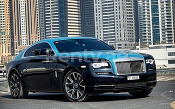 Black Rolls Royce Wraith, 2019 for rent in Dubai