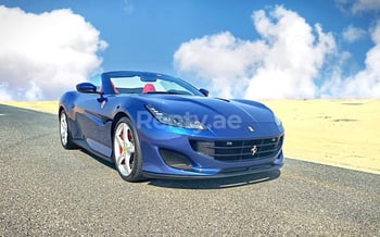 Blue Ferrari Portofino Rosso, 2020 for rent in Dubai