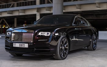 أسود Rolls Royce Wraith, 2019 للإيجار في دبي