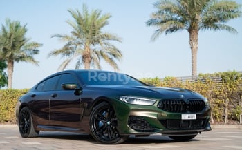 Green BMW 840 Grand Coupe, 2021 for rent in Dubai
