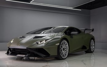 Lamborghini Huracan STO (Green), 2022 for rent in Dubai