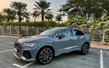 Grey Audi RS Q3, 2022 for rent in Dubai