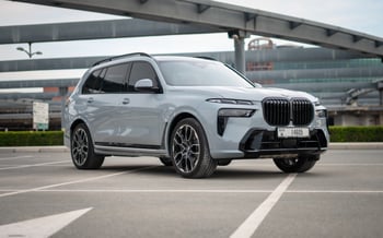 Grey BMW X7 40i, 2023 for rent in Dubai