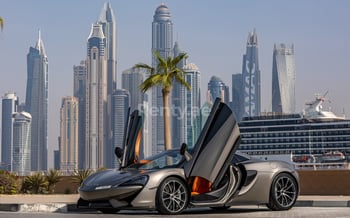 Grey McLaren 570S, 2020 for rent in Dubai