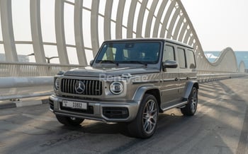 Grey Mercedes G63 AMG, 2021 for rent in Dubai
