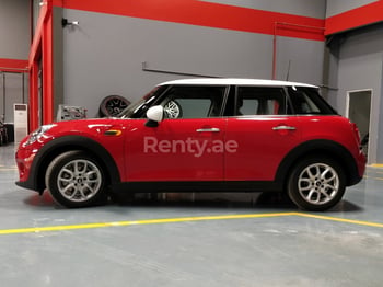 Red Mini Cooper, 2019 for rent in Dubai
