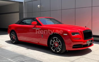 Red Rolls Royce Dawn, 2020 for rent in Dubai