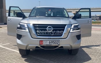 Black Nissan Patrol, 2021 for rent in Dubai