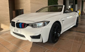 White BMW 4 Series, 2018 for rent in Dubai