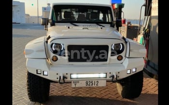 Weiß Jeep Wrangler, 2018 für Miete in Dubai