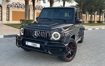 黑色 Mercedes G63 AMG Edition 1, 2019 迪拜汽车租凭