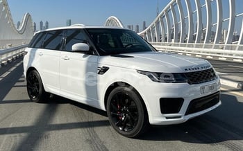 白色 Range Rover Sport, 2020 在迪拜出租