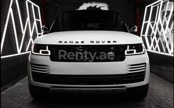 Weiß Range Rover Vogue Autobiography, 2020 für Miete in Dubai