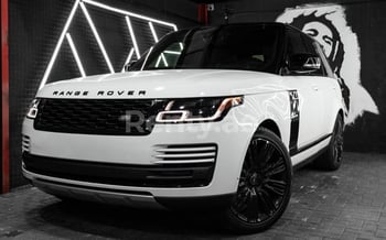 Blanc Range Rover Vogue, 2019 à louer à Dubaï