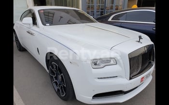 Blanco Rolls Royce Wraith, 2019 en alquiler en Dubai