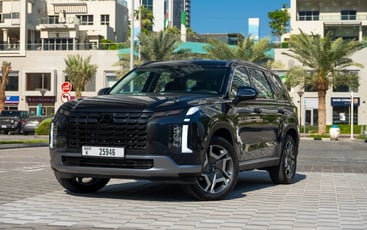 在哈伊马角租车 租 现代汽车 Palisade (黑色), 2025