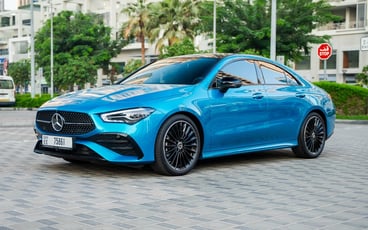 梅赛德斯CLA200 (蓝色), 2026 - 哈伊马角租车 的月租